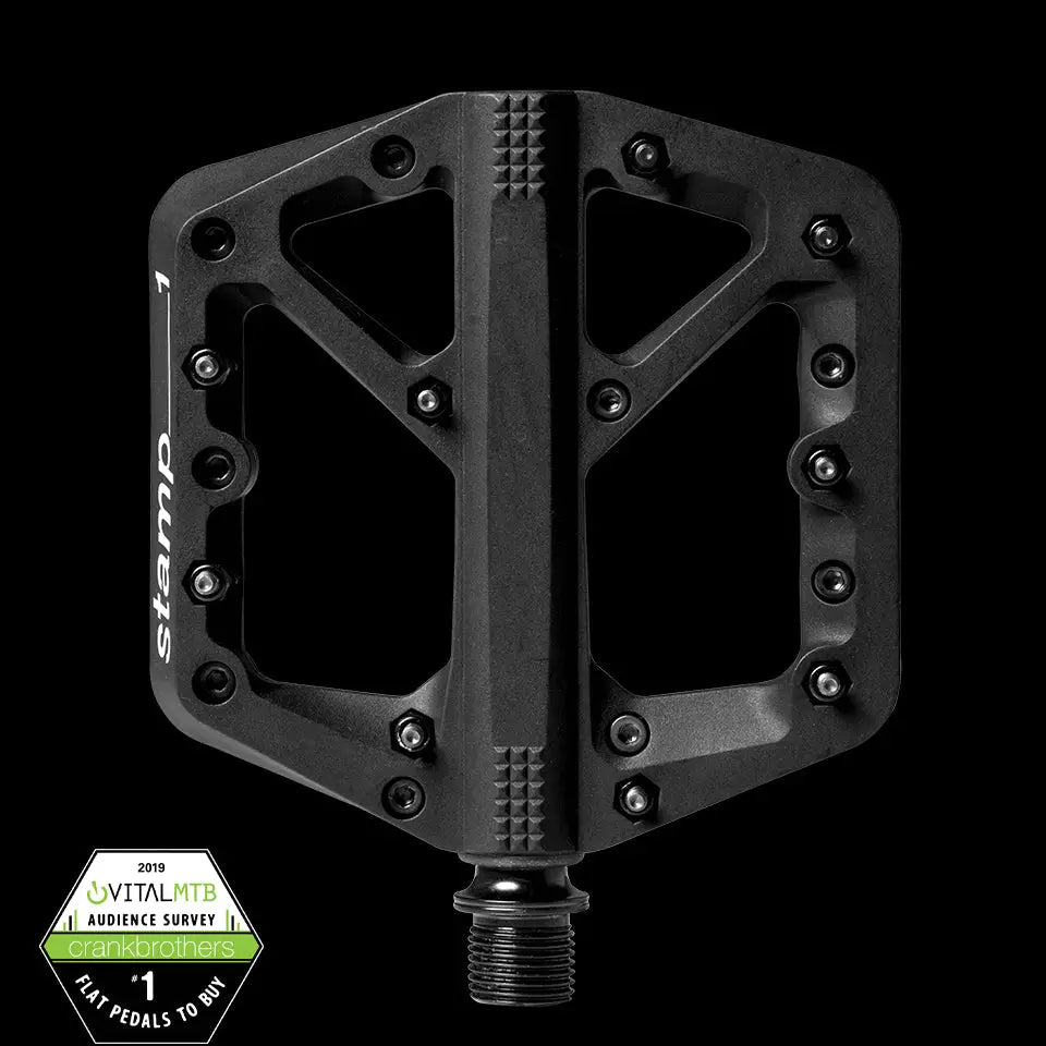 Crankbrothers Stamp 1 Small Pedals - Crankbrothers Pedal Stamp 1 Small Black