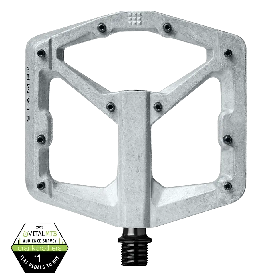 Crankbrothers Stamp 2 Large Pedals - Crankbrothers Pedal Stamp 2 Large Black V2