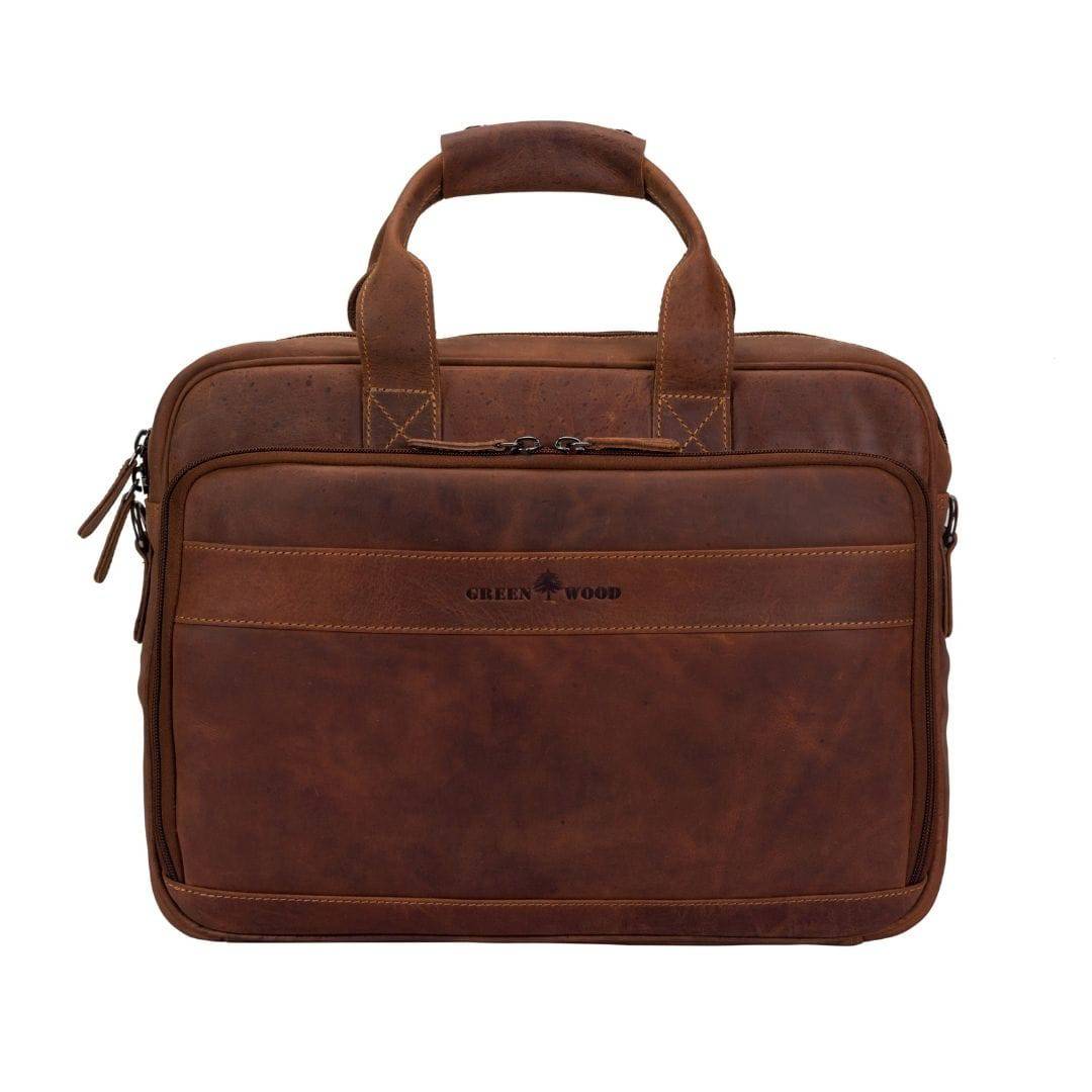 Greenwood Leather AU - The Apollo Briefcase Sandel GW2021SAN