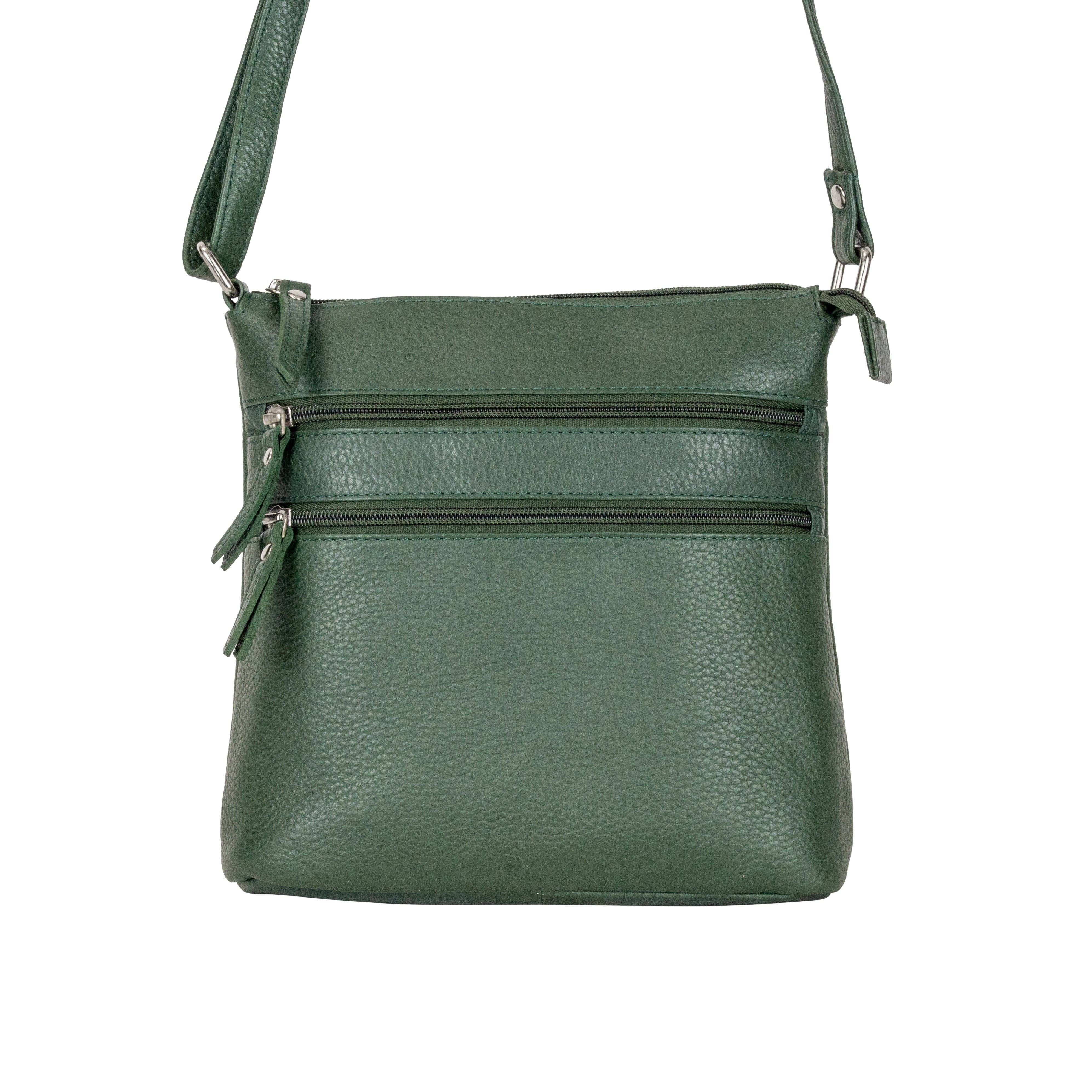 Greenwood Leather AU - Greenwood Leather Camden Crossbody Bag Sea Green