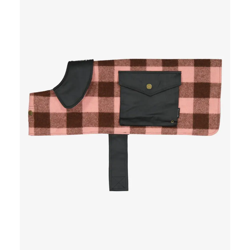 Dog Classic Coat Rose Coffee Check Swanndri