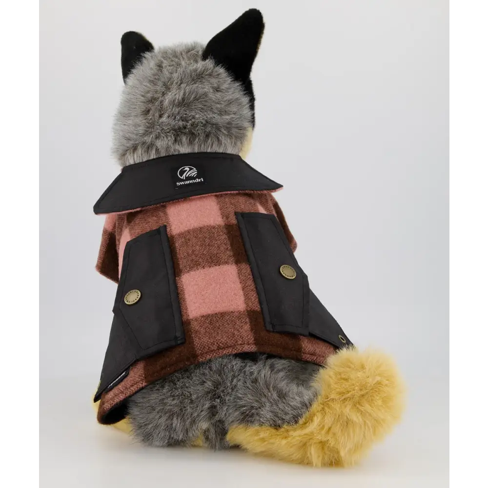 Dog Classic Coat Rose Coffee Check Swanndri