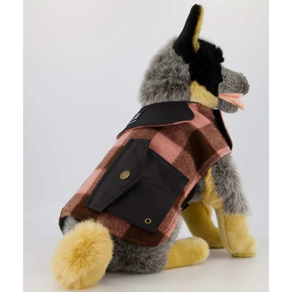 Dog Classic Coat Rose Coffee Check Swanndri
