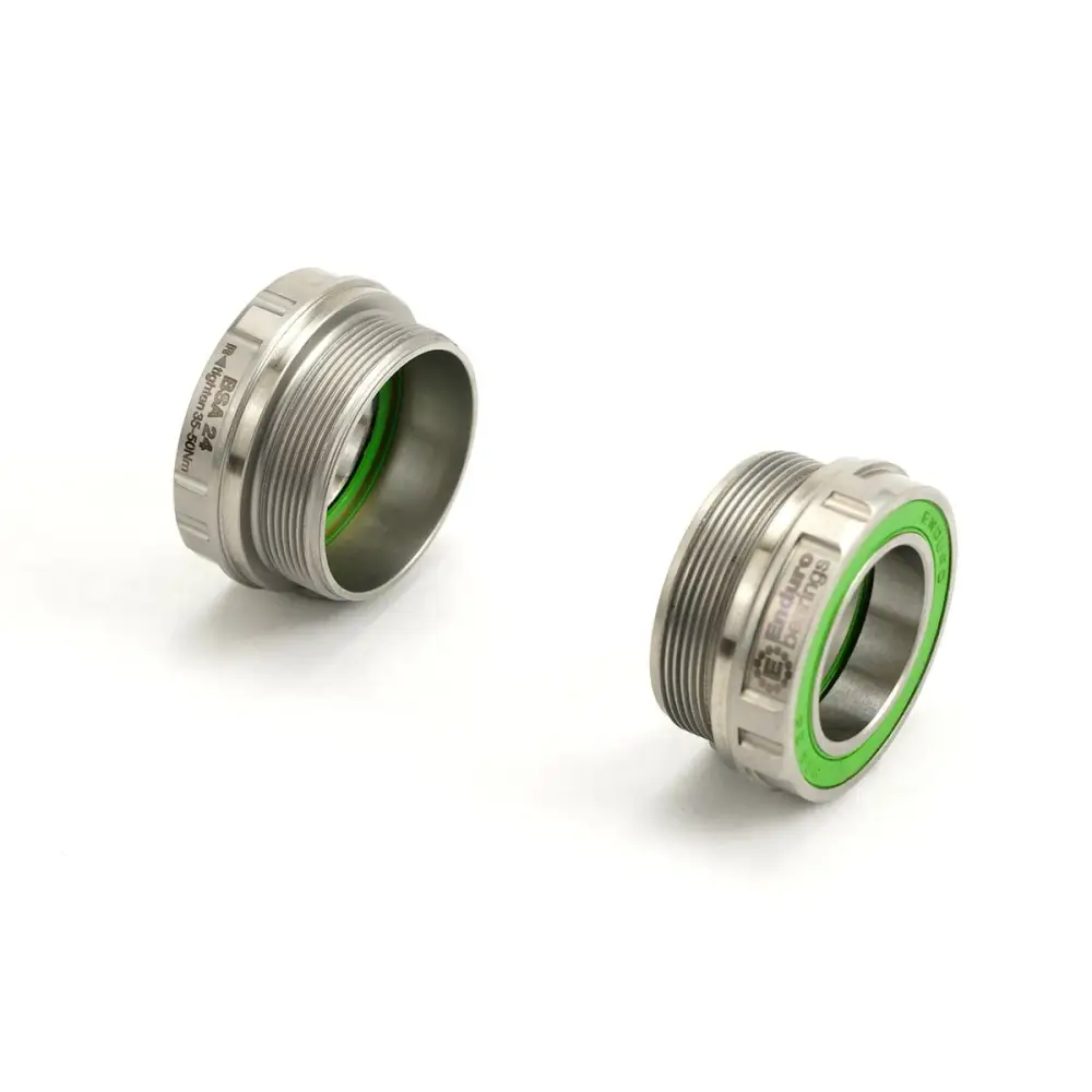 Enduro BSA Maxhit 440C Stainless Steel for 24mm - Enduro MAXhit Bottom Bracket BSA 68/73 to 24mm Cranks Maxhit 440C