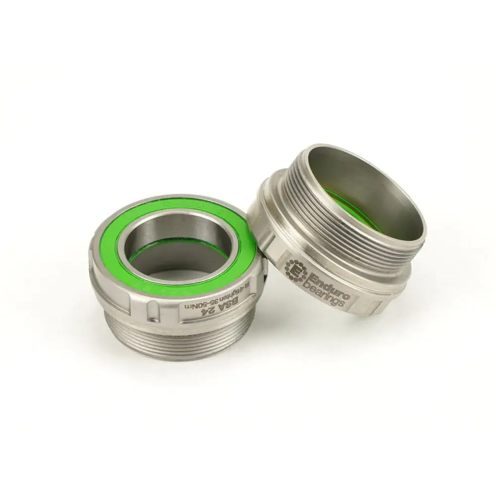 Enduro BSA Maxhit 440C Stainless Steel for 24mm - Enduro MAXhit Bottom Bracket BSA 68/73 to 24mm Cranks Maxhit 440C