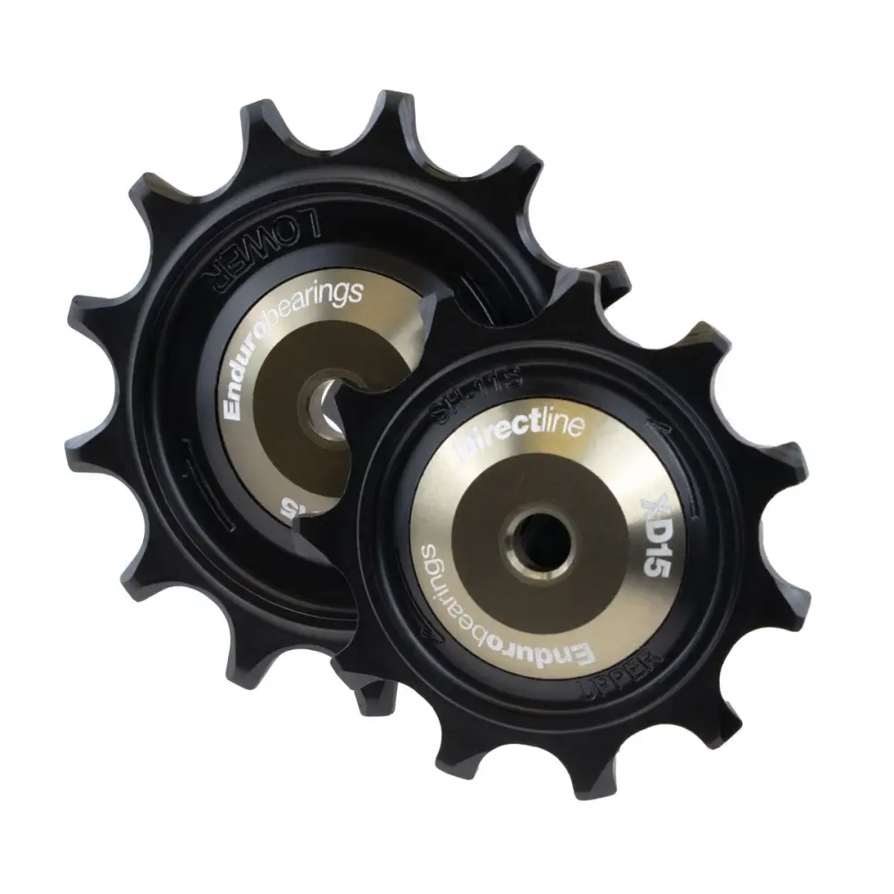 Enduro Directline XD - 15 for Shimano GRX - Enduro Jockey Wheels Directline Machined Delrin with Ceramic XD - 15