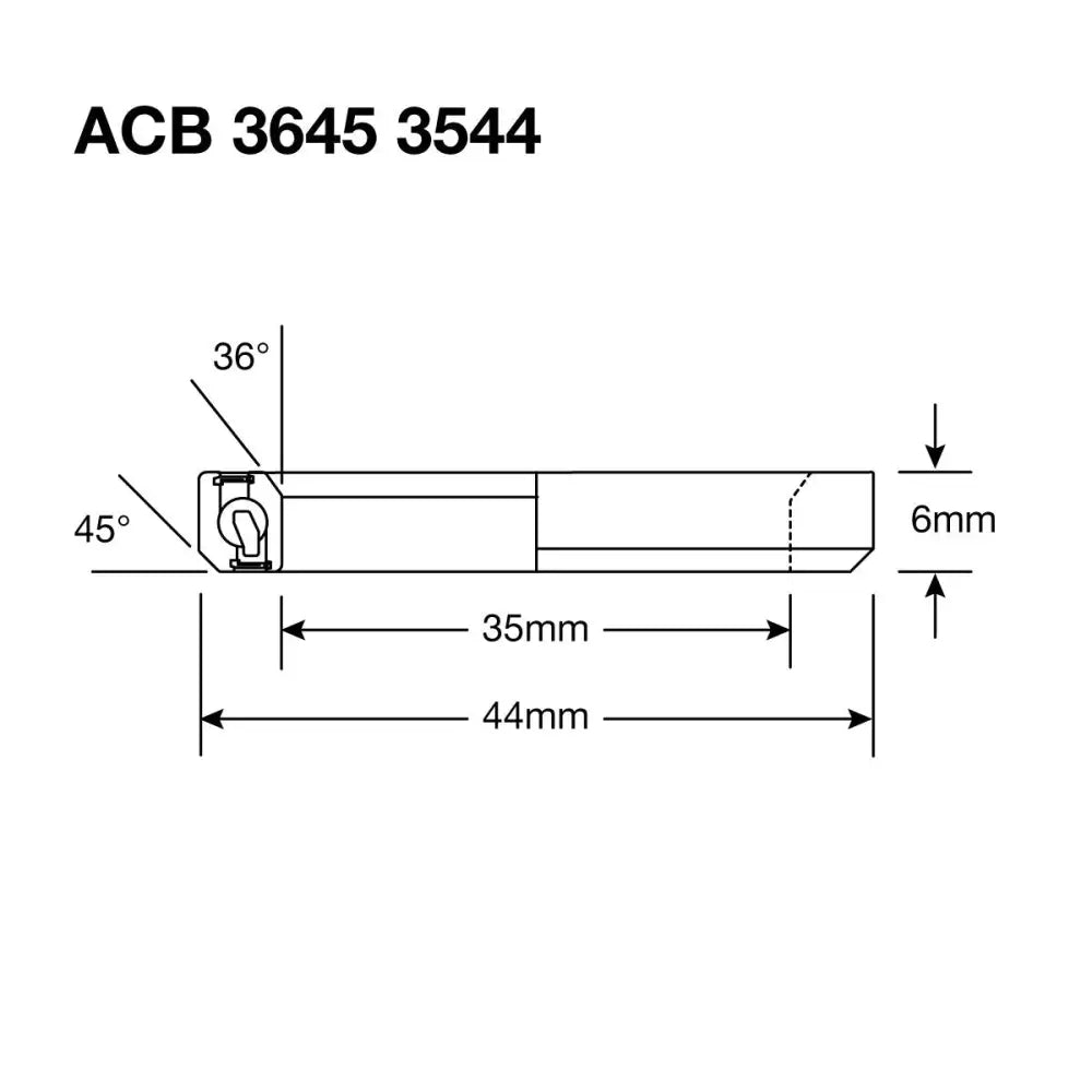 Enduro HS Bearing 1.125’ 35 x 44 x 5.5 36x45° - Enduro Headset Bearing 1.125inch Stainless ACB 3645 3544 SS 35 x 44