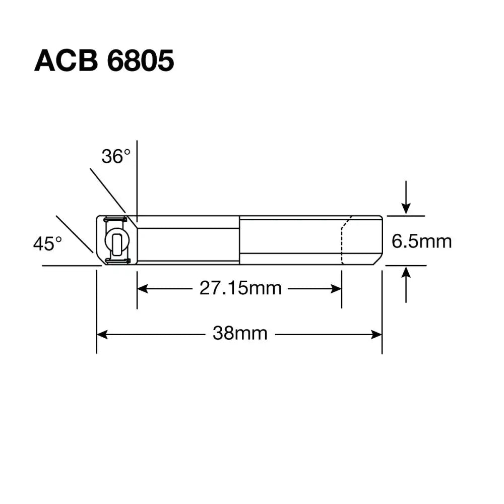 Enduro HS Bearing 1’ 27.15 x 38 x 6.5 36x45°