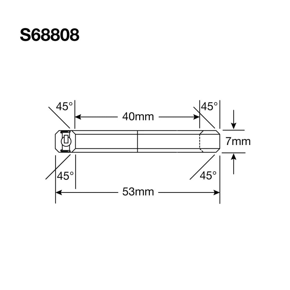 Enduro HS Bearing 1.5’ 40 x 53 x 7 45x45° - Enduro Headset Bearing 1.5inch S68808 SP 40 x 53 x 7 mm 45x45deg Trek 5