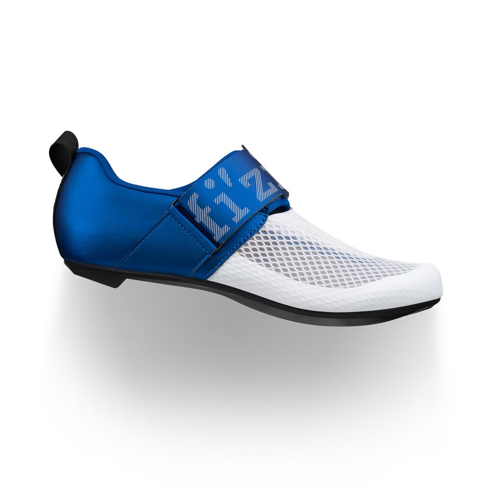 Fizik Transiro Hydra Triathlon Shoes White-Metallic/Blue