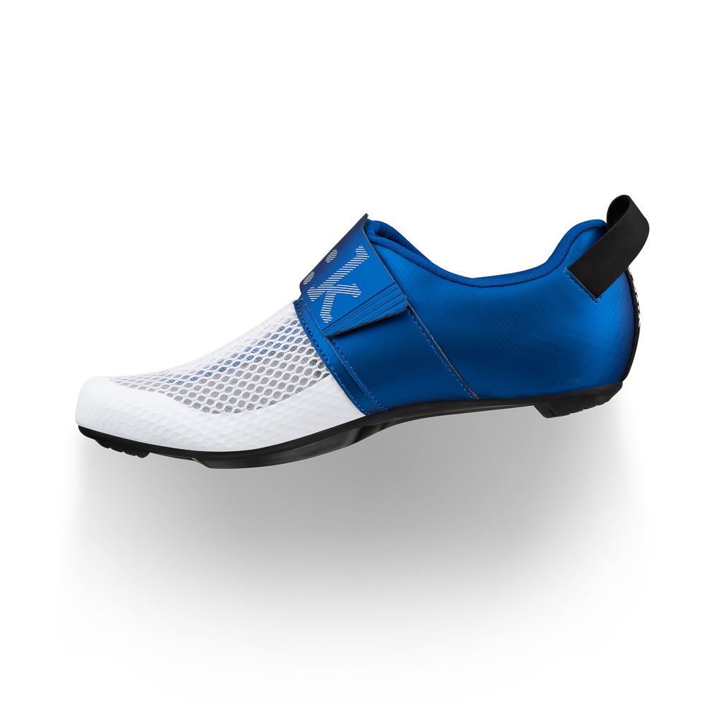 Fizik Transiro Hydra Triathlon Shoes White-Metallic/Blue