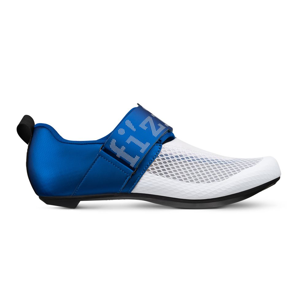 Fizik Transiro Hydra Triathlon Shoes White-Metallic/Blue