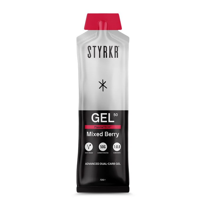 Styrkr GEL50 Mixed Berry Dual-Carb Energy Gel