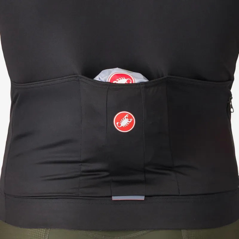 Castelli Squadra Stretch Vest Men's Silver Gray/Dark Gray