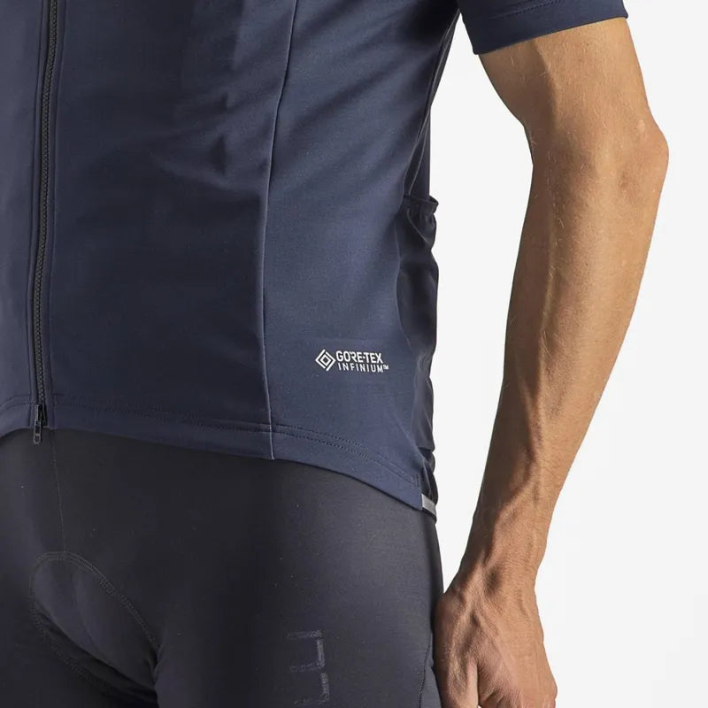 Castelli Perfetto RoS 2 Wind Jersey Men's Savile Blue
