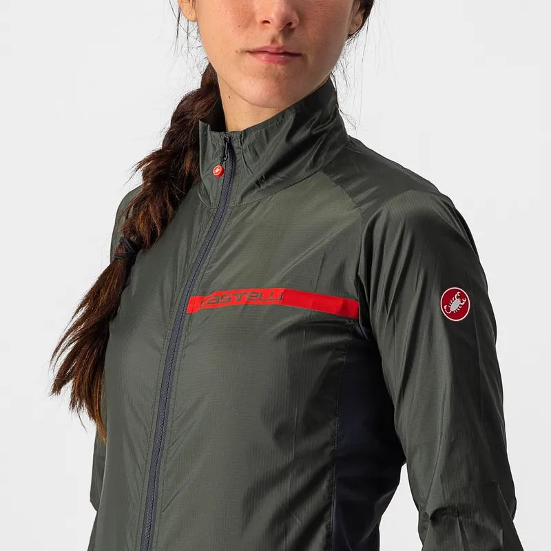 Castelli Squadra Stretch Jacket Women's Military Green/Dark