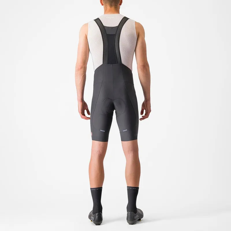 Castelli Espresso Bibshort Men's Dark Gray