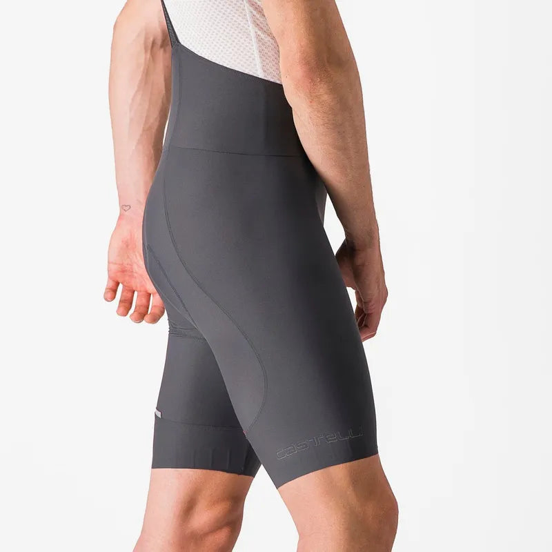 Castelli Espresso Bibshort Men's Dark Gray