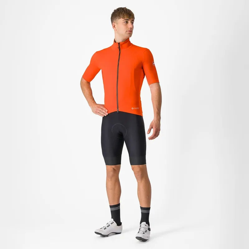 Castelli Perfetto RoS 2 Wind Jersey Men's Brilliant Orange
