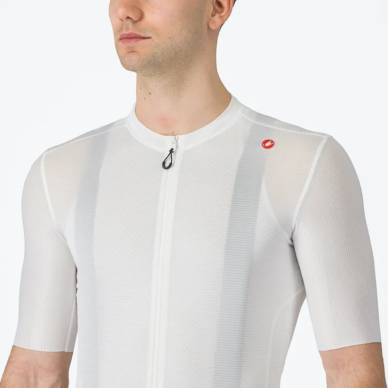 Castelli Espresso Men's Jersey Ivory/Dark Gray