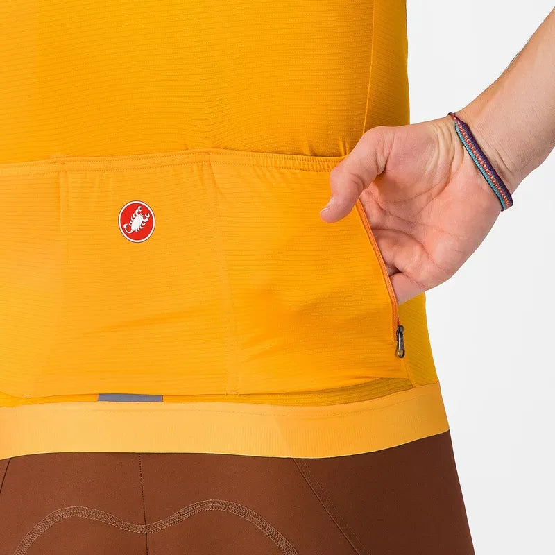 Castelli Espresso Men's Jersey Vivid Orange