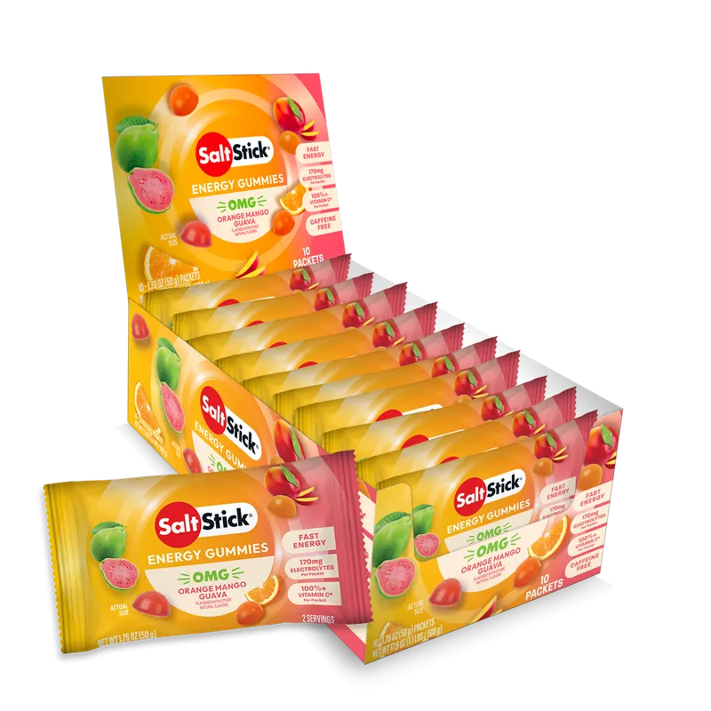 Saltstick OMG! (Orange Mango Guava) Energy Gummies