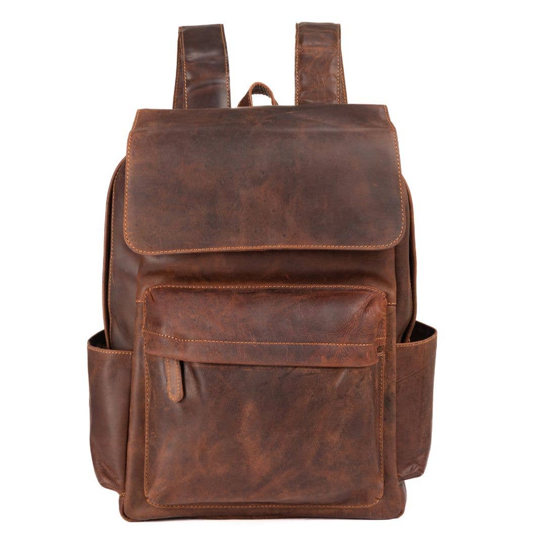 Leather Vintage Backpack Scott - Unisex Sandal GW6809SAN