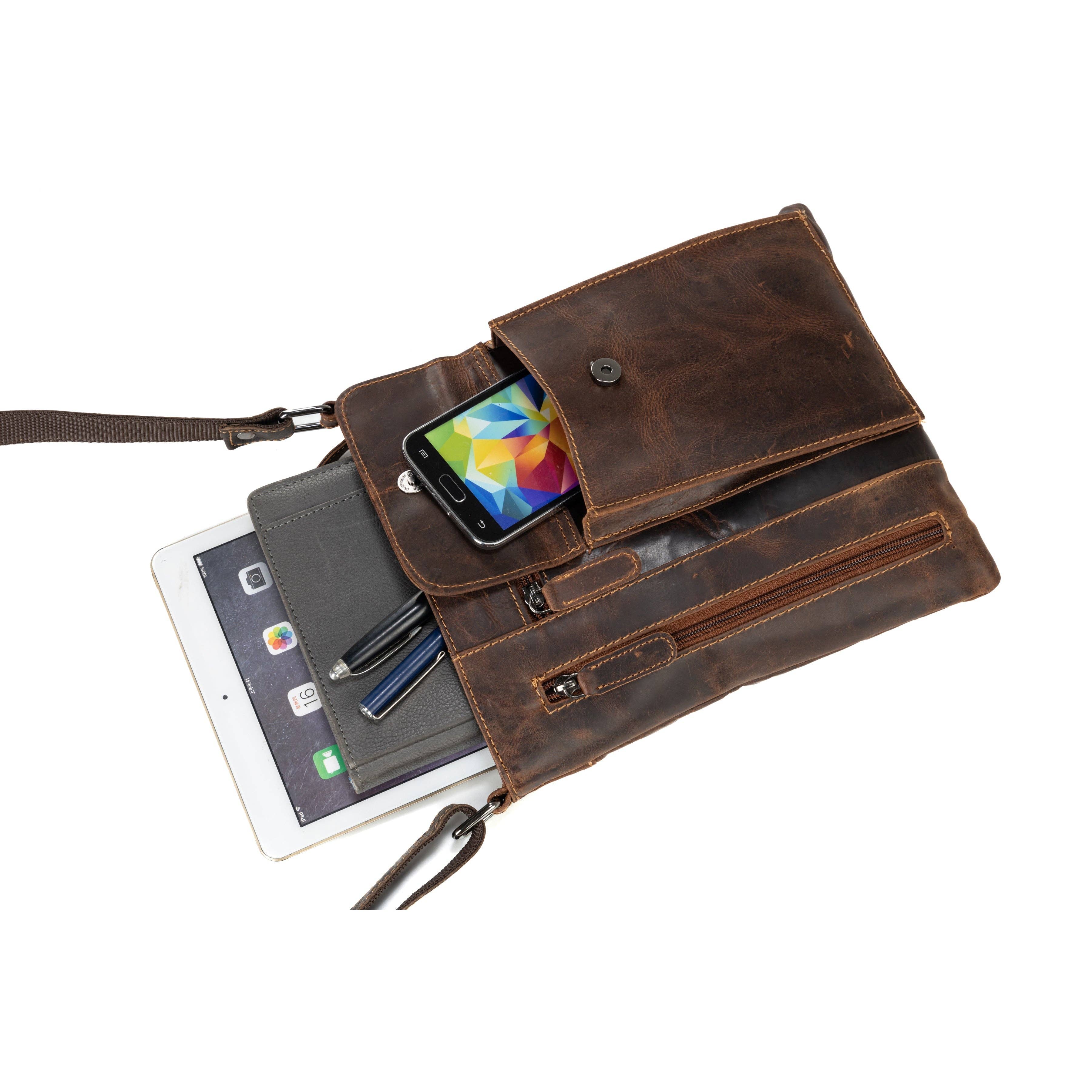 Ladies Cross Body Leather Bag Lucy Sandal LD007SAN