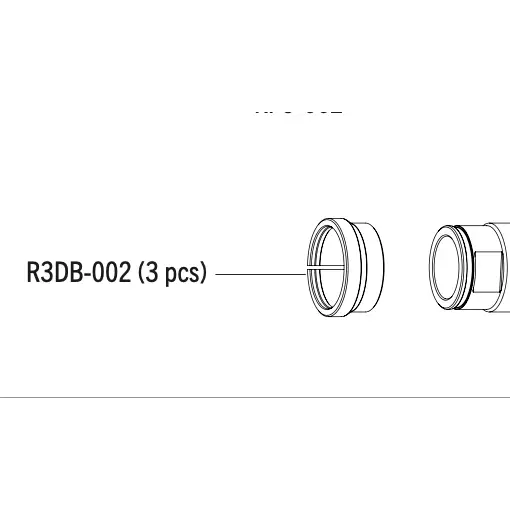 Fulcrum Axle PART R3DB - 002 - Fulcrum Axle Left Cover Adaptor for DB Rear Axle R3DB - 002