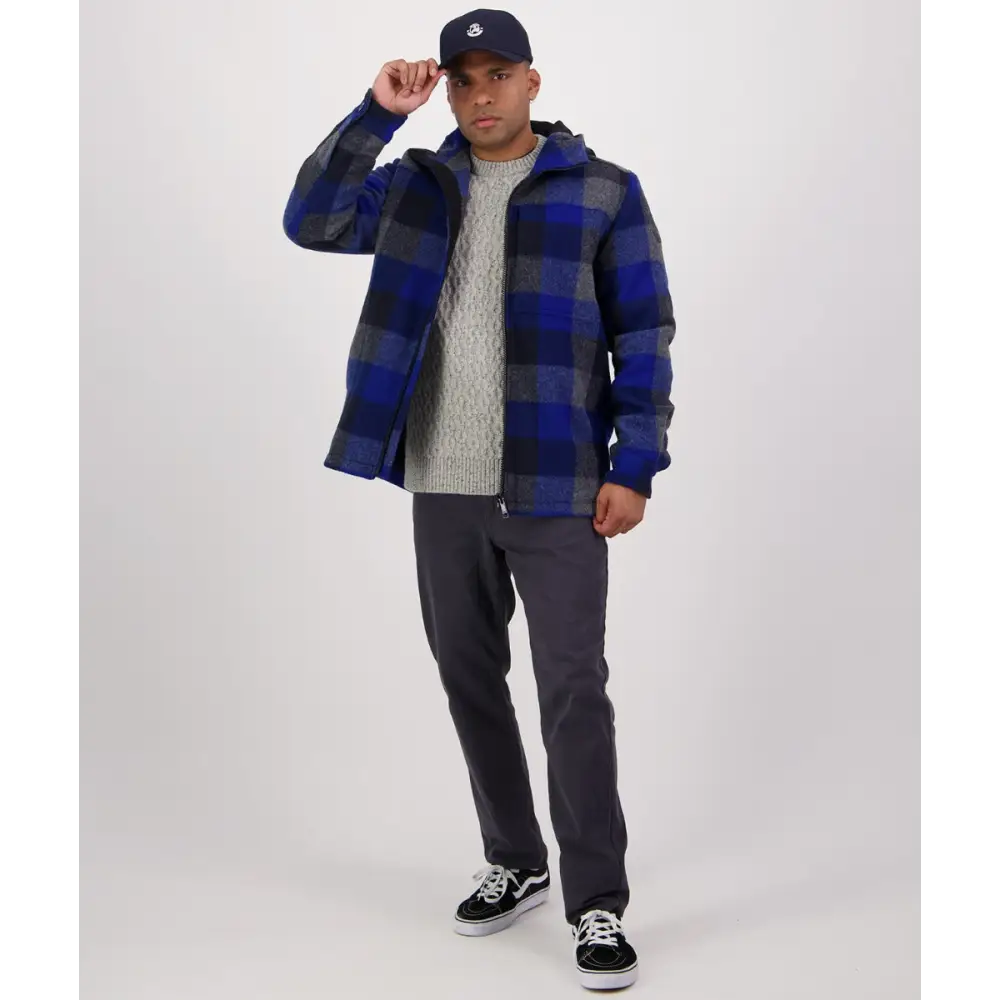 Hoodie Hudson Aoraki Check Swanndri - CLOTHING