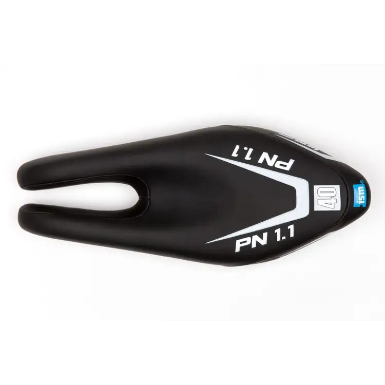 ISM PN 1.1 Black L - 275 / W - 110 Satin Steel Rails - ISM Saddle PN 1.1 Black L - 275 / W - 110 Satin Steel Rails