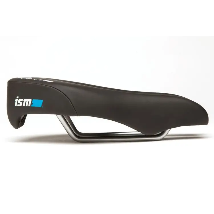 ISM PR 1.0 Black L - 245 / W - 130 Satin Steel Rails - ISM Saddle PR 1.0 Black L - 245 / W - 130 Satin Steel Rails