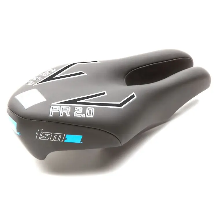 ISM PR 2.0 Black L - 250 / W - 130 Satin Steel Rails - ISM Saddle PR 2.0 Black L - 250 / W - 130 Satin Steel Rails