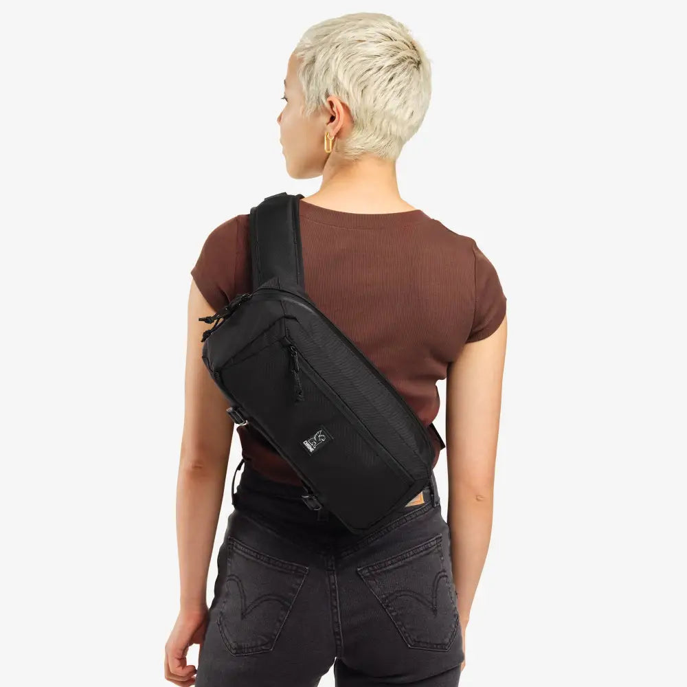 Mini Kadet Sling Black. The 5L Mini Kadet is a comfortable, easy to carry, cross-body sling; built to keep you moving with your everyday essentials.