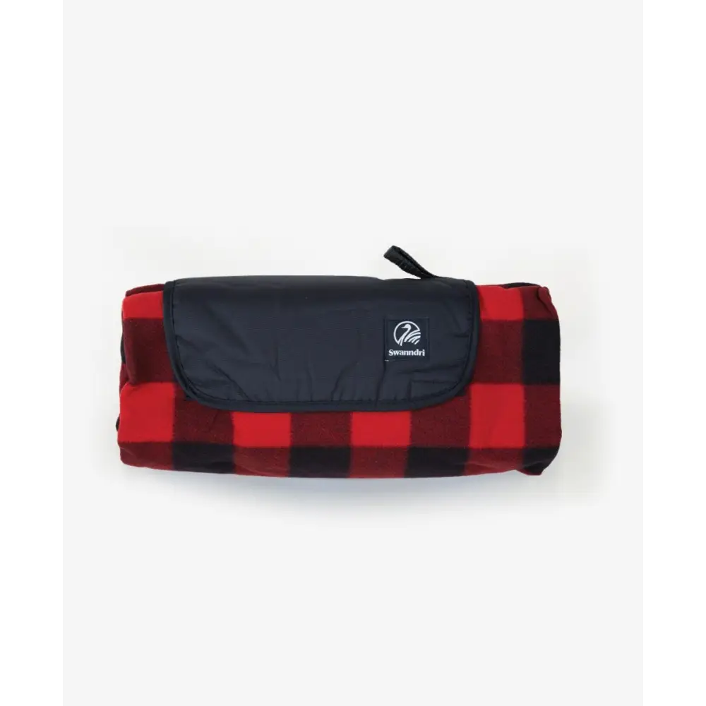 Picnic Blanket - RED/BLACK CHECK - CAMPING