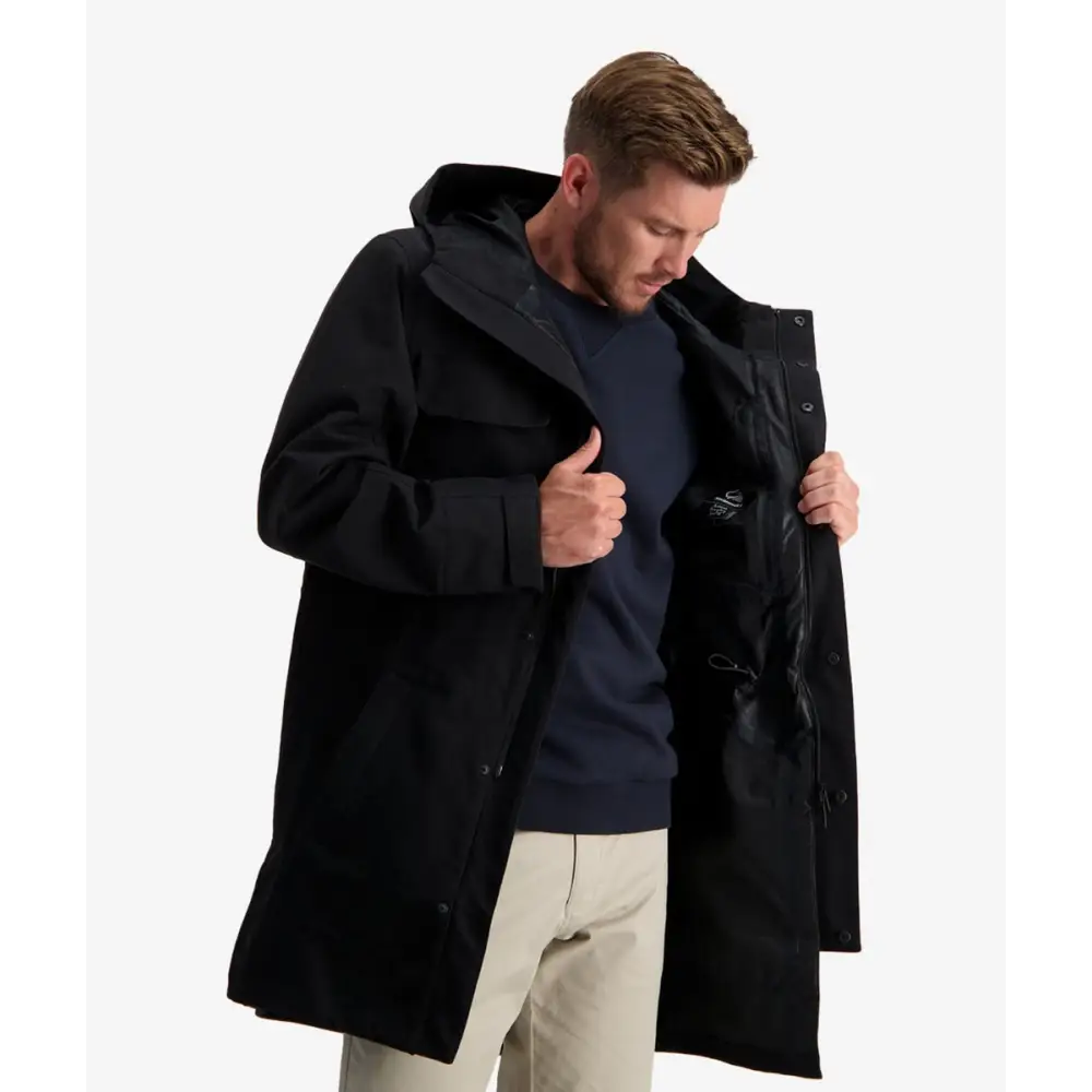 Rain Jacket Thunderstorm Black Swanndri