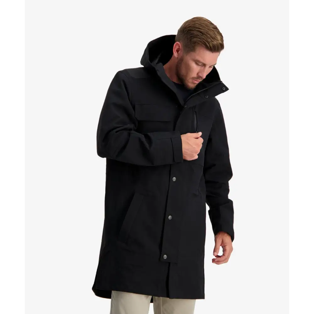 Rain Jacket Thunderstorm Black Swanndri