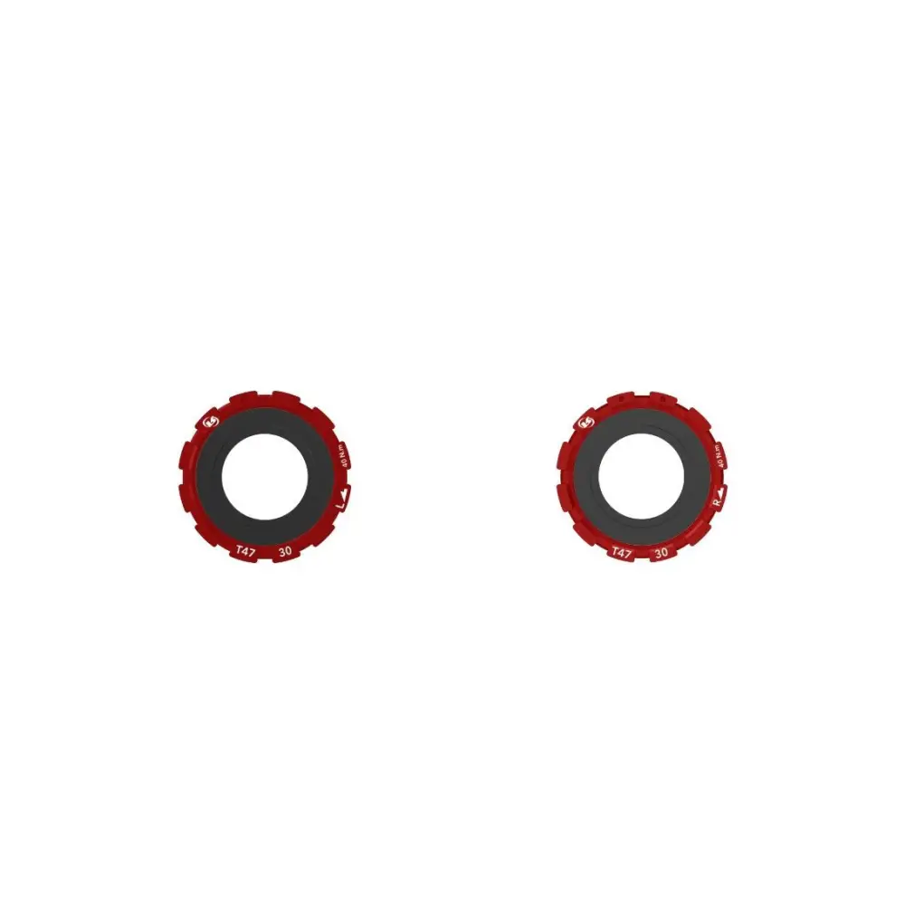 Rotor T4730 T47 Internal Ceramic for 30mm - Rotor Bottom Bracket T4730 T47 Internal for 30mm Cranks Ceramic Red