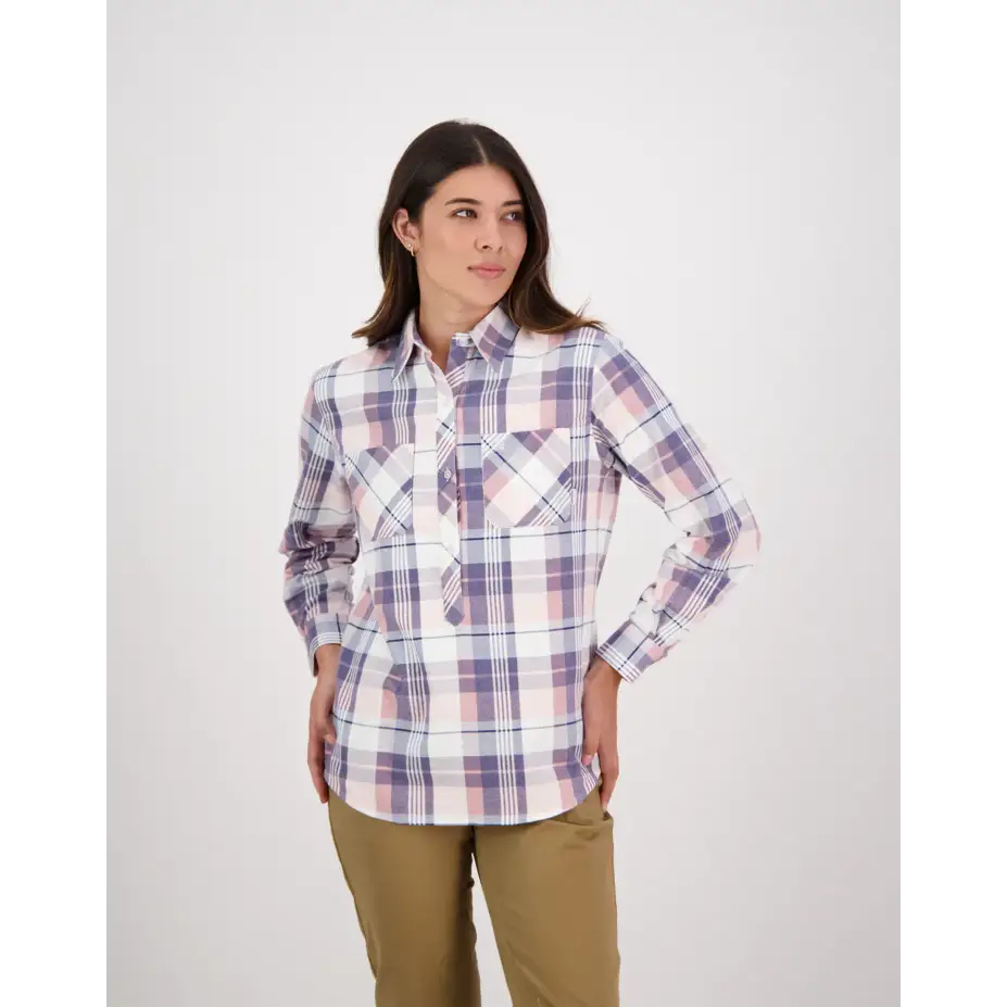 Shirt Egmont Twin Pack Navy Rust Blush Swanndri