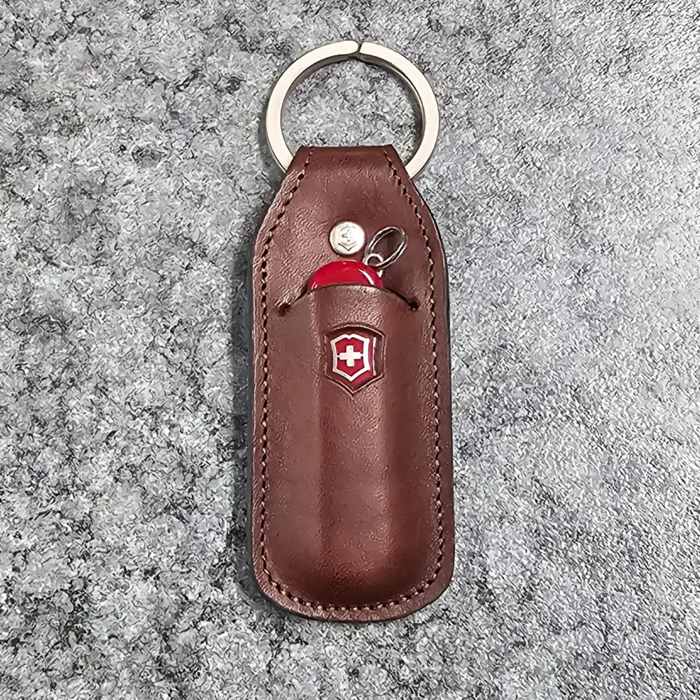 Soldier Swiss Army Knife - Brown Leather