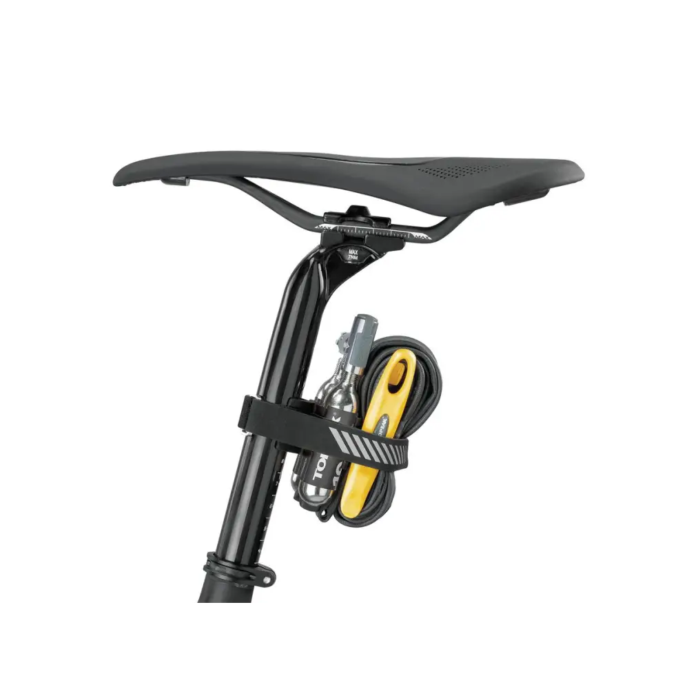 Topeak Airbooster Race Pod X - Topeak CO2 Airbooster Race Pod X Inflator + 2x Threaded 16g CO2 + 2x Tyre levers