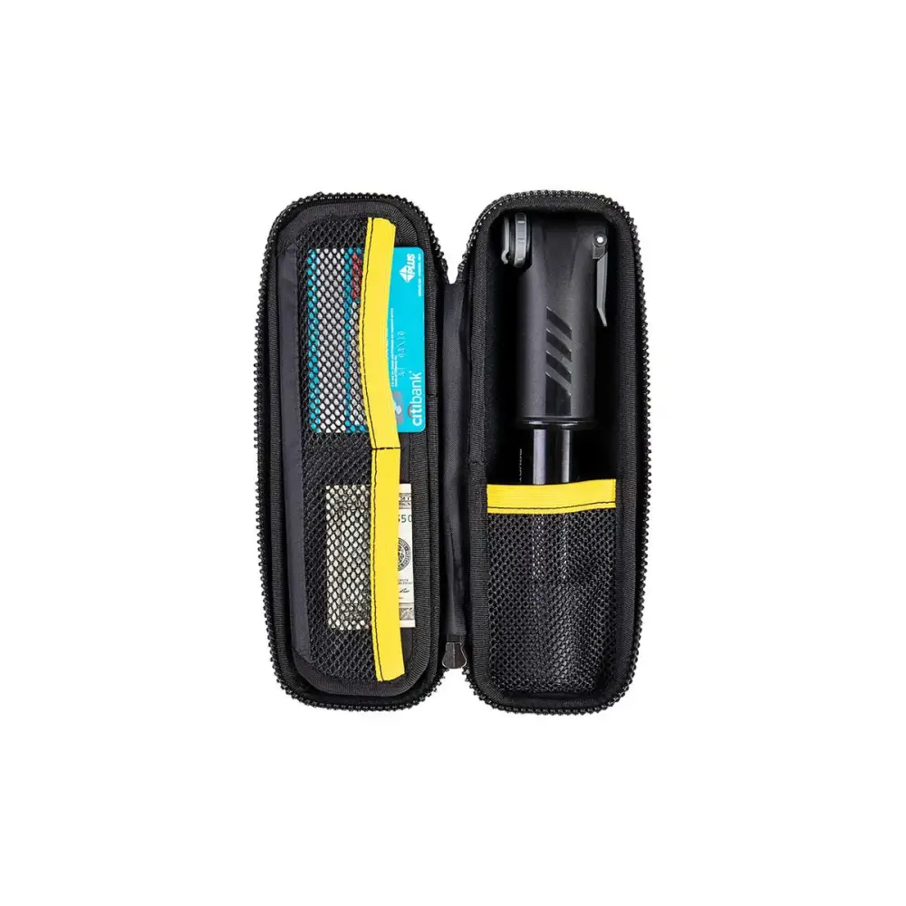 Topeak Cage Pack XL - hardshell, tool / Pump Case Black w/Grey Strap