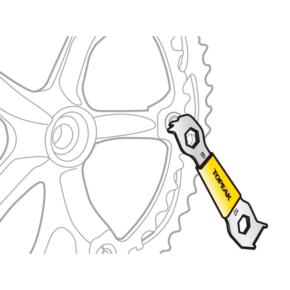 Topeak Chainring Nut Wrench - Topeak Workshop Tool Chainring Nut Wrench