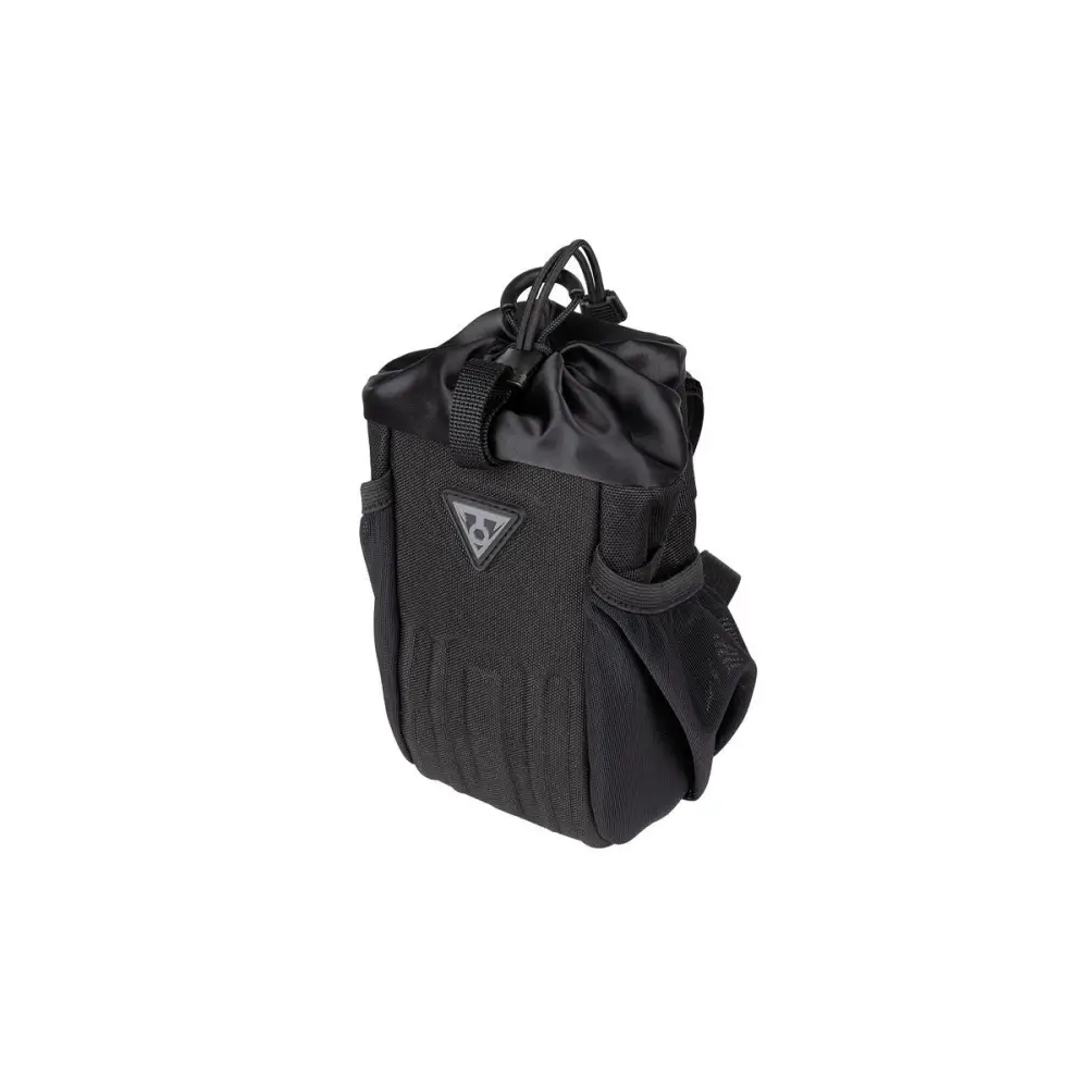 Topeak Freeloader 1.0L - Topeak Bikepacking Freeloader 1.0L Black Stem Mount Bag for bottle, energy bars backup battery