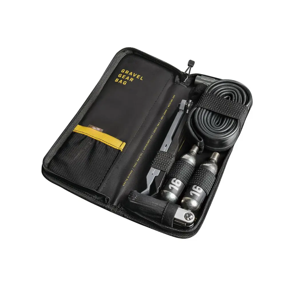 Topeak Gravel Gear Bag - Frame w/ Power Lever X, Airbooster, Tubi 11 Mini Tool + 3pc Tyre repair plugs