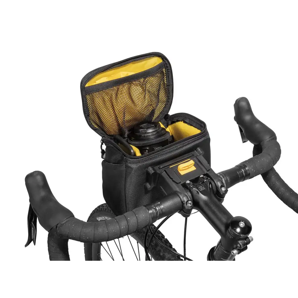Topeak Handlebar Bag Compact - converts to waist w/ Fixer 8 & rain cover 2L