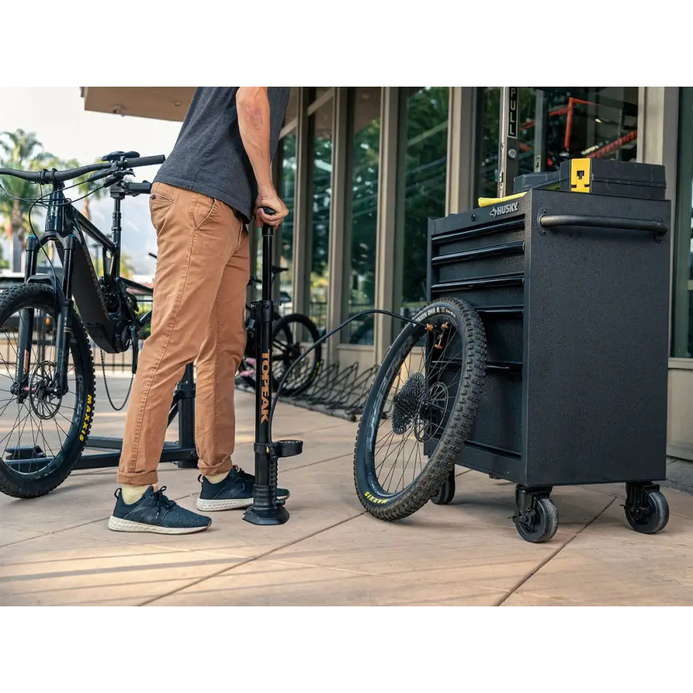 Topeak Joe Blow Tubi 2Stage - Topeak Floor Pump Joe Blow Tubi 2 Stage 160psi