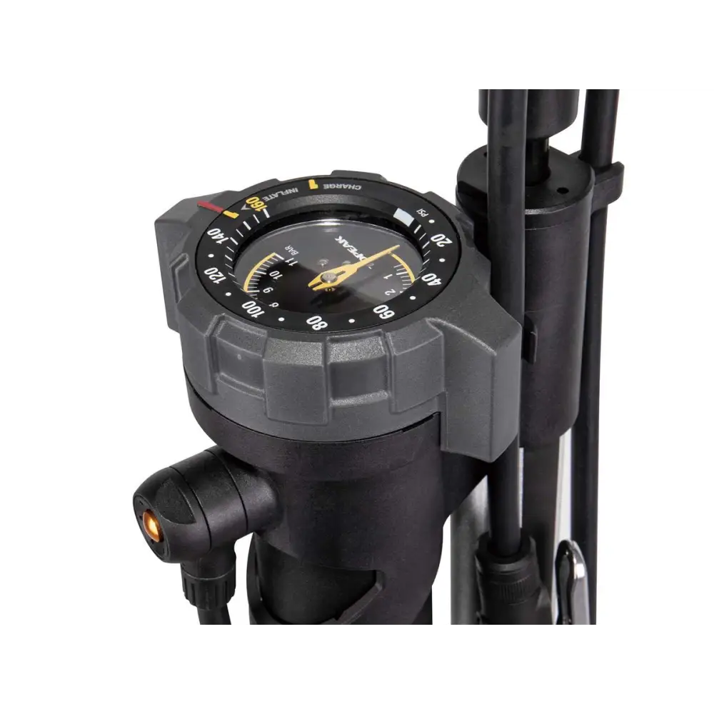 Topeak Joeblow Booster 160psi - Topeak Floor Pump Joeblow Booster w/smartead DX3 black