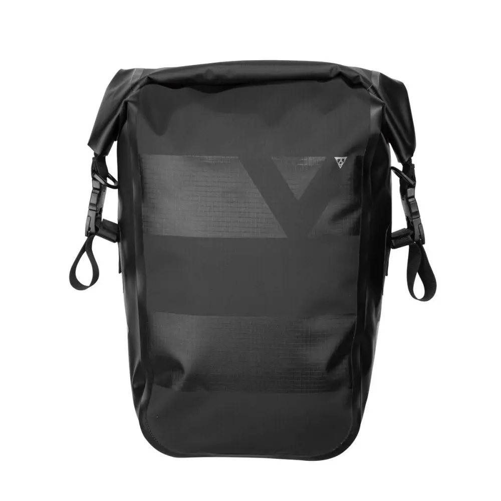 Topeak Pannier Dry Bag 16L - Black w/reflective strap & quickclick mount