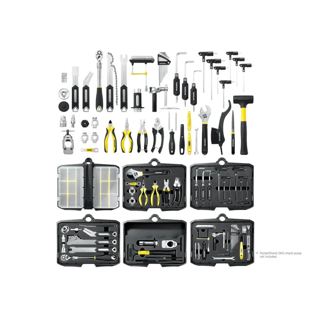 Topeak Prepstation Pro 55 Tool Set - Topeak Toolbox Prepstation Pro 55 Tool Set